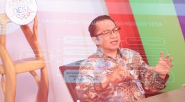 Sekretaris Jenderal Kementerian Desa, Pembangunan Daerah Tertinggal dan Transmigrasi Taufik Madjid mengisi kuliah online Akademi Desa  melalui Virtual di Kantor Kementerian Desa PDTT, Jakarta, Kamis (19/8).
Taufik Madjid dalam kuliah online ungkapkan empat hakikat dan tujuan pembangunan Desa.