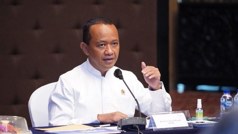 Menteri Investasi/Kepala BKPM Bahlil Lahadalia / Foto Ist