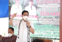 Menteri Desa, Pembangunan Daerah Tertinggal dan Transmigrasi Abdul Halim Iskandar melalukan kunjungan ke Desa Bangun Rejo, Kecamatan Tenggarong Seberang, akutai Kartanegara, Kaltim pada Selasa (12/10). 