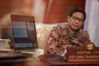 Abdul Halim Iskandar Menteri Desa, PDTT Memimpin Rapat terkait Dana Desa bersama Sekjen, Dirjen PDP, Kepala BPSDM, Plt. Kepala BPI, Direktur Dana Desa, Kapus SDM, Kapusdatin dan pihak lain yang terkait. Kamis 14 Oktober 2021  Foto : Didi Humas Kemendes