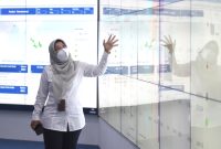 Pertamina terus memantau stock dan penyaluran BBM di Pertamina Integreted Command Centre / Ist
