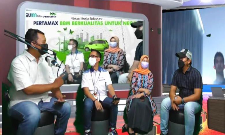 Pertamina memberikan dukungan untuk kota Balikpapan melalui program langita biru pada acara virtual radio talkshow “Pertamax BBM Berkualitas Untuk Negeri”./ Foto dok Pertamina