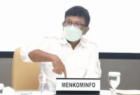 Menteri Komunikasi dan Informatika Johnny G. Plate / foto ist