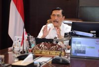 Menteri Koordinator Bidang Kemaritiman dan Investasi Luhut Binsar Pandjaitan ( foto istimewa )