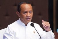 Menteri Investasi - Kepala Badan Koordinasi Penanaman Modal (BKPM) Bahlil Lahadalia ( foto Istimewa )
