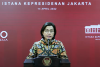 Menteri Keuangan (Menkeu) Sri Mulyani Indrawati 