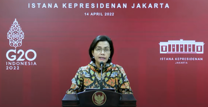 Menteri Keuangan (Menkeu) Sri Mulyani Indrawati 