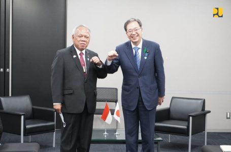 Pertemuan Bilateral dengan Menteri Pertanahan, Infrastruktur, Transportasi dan Pariwisata Jepang, Menteri Basuki Pererat Kerja Sama Bidang Infrastruktur