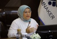 Menteri Ketenagakerjaan Ida Fauziyah ( foto Istimewa )