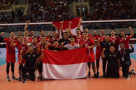 Tim Bola Voli Putra Pertahankan Emas SEA Games