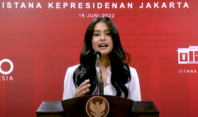 Maudy Ayunda selaku Tim Juru Bicara Presidensi G20 ( foto istimewa )