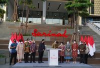 Presiden Jokowi pada Peresmian Transformasi Sarinah, di Gedung Sarinah, Jakarta Pusat ( foto Istimewa )