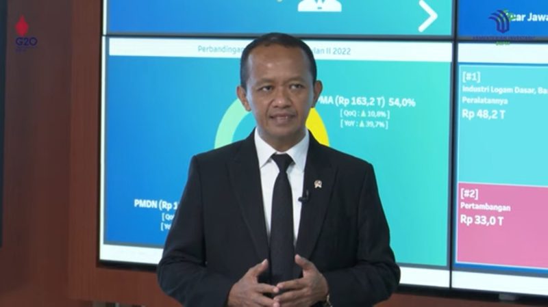 Menteri Investasi/Kepala BKPM Bahlil Lahadalia ( foto istimewa )