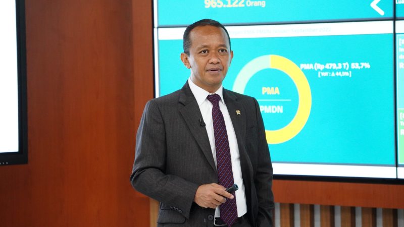 Menteri Investasi/Kepala BKPM Bahlil Lahadalia. / foto istimewa