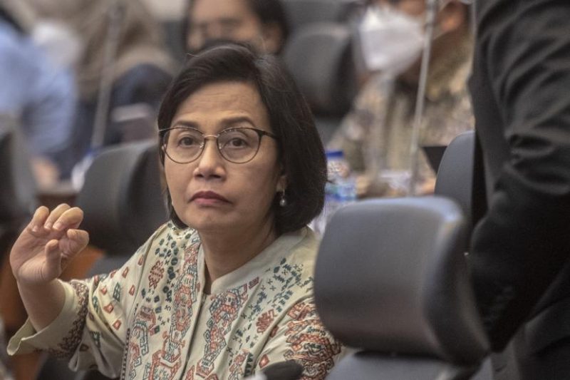 Menteri Keuangan Sri Mulyani  ( foto istimewa )