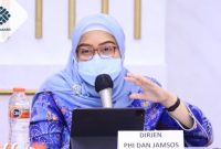 Direktur Jenderal Pembinaan Hubungan Industrial dan Jaminan Sosial Tenaga Kerja (PHI dan Jamsos) Kemnaker, Indah Anggoro Putri / foto istimewa