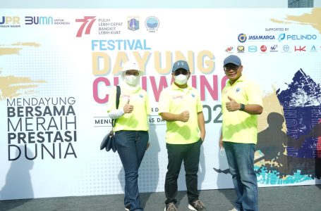Jasa Marga Ikut Mendukung dan Meriahkan Festival Dayung Ciliwung 2022