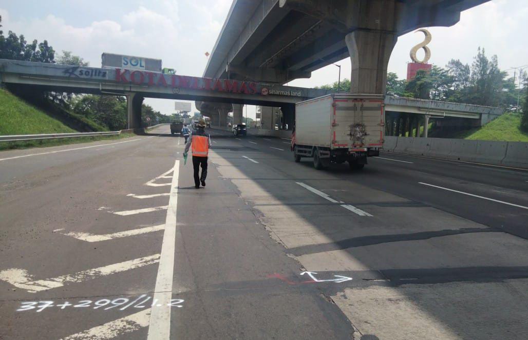 Jasa Marga Lakukan 3 Rekonstruksi Rigid Jalan Tol Japek - Daelpos