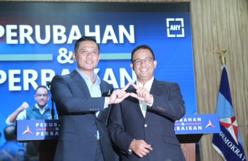Partai Demokrat menyatakan dukungannya secara resmi kepada Anies Baswedan di Pilpres 2024./ foto istimewa