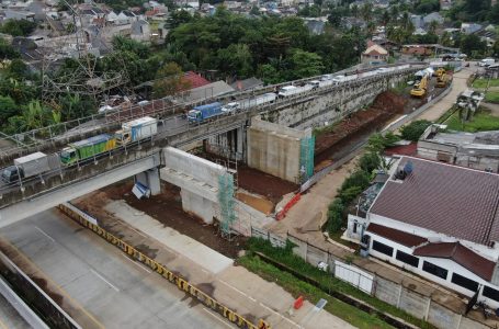 Rekayasa Lalin Imbas Pemasangan Erection Girder di Jalan Tol Serpong-Cinere