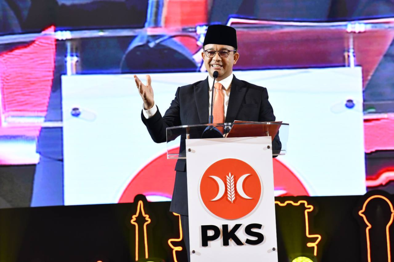  Anies Baswedan menghadiri Puncak Milad PKS ke-21, Jakarta, Sabtu, (20/5) (PKSFoto)