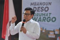 Wakil Ketua DPR RI Muhaimin Iskandar, Dirjen Pengembangan Ekonomi dan Investasi Desa, Daerah Tertinggal dan Transmigrasi Harlina Sulistyorini, Kepala Biro Bina Pemberdayaan Masyakarat Setda DIY Sukamto, Bupati Lumajang Thoriqul Haq, Bupati Bantul Abdul Halim Muslih, sastrawan Puthut E.A. menjadi pembicara Diskusi BUMDes Inspiratif 
