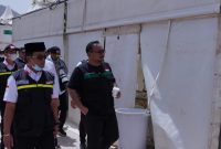 Menteri Agama Meninjau Persiapan Layanan di Tenda Mina / foto ist