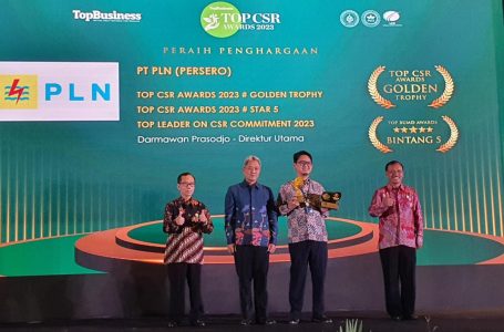 Boyong 39 Penghargaan TOP CSR Awards 2023, TJSL PLN Berhasil Berikan Manfaat Besar dan Berkelanjutan bagi Masyarakat