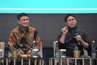 Menteri Desa, Pembangunan Daerah Tertinggal, dan Transmigrasi Abdul Halim Iskandar Kepala Pusat Pengembangan Pemberdayaan Masyarakat Desa, Daerah Tertinggal, dan Transmigrasi Yusra dalam Sosialisasi Bimtek Penguatan dan Peningkatan Kapasitas Penggiat Desa di Jawa Timur tersebut. Selain itu ratusan penggiat desa di Provinsi Jawa Timur.
Surabaya, Sabtu (17/6/2023). Foto : Mugi / Kemendes PDTT