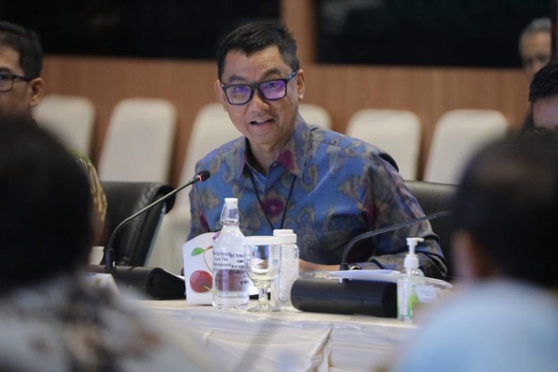 Direktur Utama PLN, Darmawan Prasodjo menyampaikan tanggapan atas Laporan Pertanggungjawaban Direksi PLN Nusantara Power dalam Rapat Umum Pemegang Saham yang dilakukan pada Rabu (14/6).