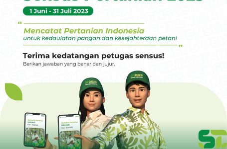 Pemerintah Mulai Laksanakan Sensus Pertanian 2023