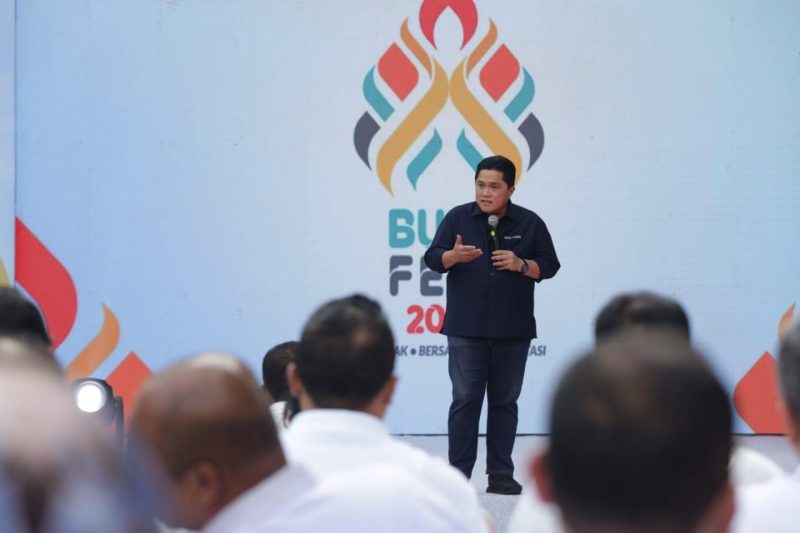 Menteri BUMN, Erick Thohir menjelaskan, sebagai garda depan ekonomi, seluruh BUMN harus mampu berkolaborasi agar bisa memberikan yang terbaik pada masyarakat