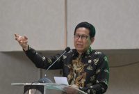 Menteri Desa, Pembangunan Daerah Tertinggal dan Transmigrasi (Mendes PDTT) menghadiri Training of Trainer (ToT) Peningkatan Kapasitas Tenaga Pendamping Profesional (P3PD) Metode Tatap Muka Regional I dan II di Jakarta, Rabu (9/8/2023).

Foto: Reza/Kemendes PDTT