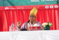 Menteri Desa, Pembangunan Daerah Teringgal dan Transmigrasi, Abdul Halim Iskandar didampingi Istri Lilik Umi Nashriyah melakukan Audiensi dengan Camat, Lurah, Kepala Desa, BPD dan Pendamping Desa Se- Kab. Talaud.
Kamis (16/08/23)