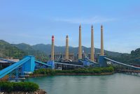 Tampilan PLTU Suralaya dengan total kapasitas terpasang 3.440 MW. Pembangkit ramah lingkungan yang meraih Proper Emas pada Tahun 2022 ini menyumbang 17% atau lebih dari 4.000 MW energi listrik di Pulau Jawa, Madura dan Bali.