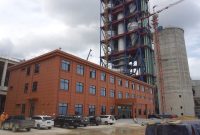 Lokasi site kantor dan fasilitas pendukung produksi pengolahan semen PT Kobexindo Cement di Sangkulirang Kutai Timur, Kalimantan Timur yang mendapatkan pasokan listrik 50 MVA dari PLN.