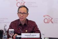Ketua Dewan Komisioner OJK Mahendra Siregar/ foto ist