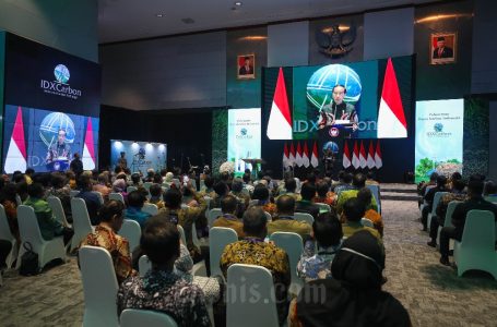 Presiden Jokowi Resmikan Bursa Karbon Indonesia