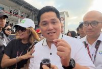 Menteri Badan Usaha Milik Negara (BUMN), Erick Thohir hadir secara langsung di sirkuit Mandalika, Lombok Tengah, NTB untuk menyaksikan gelaran MotoGP pada Minggu (15/10). Dirinya mengapresiasi peran penting PLN dalam mengawal pasokan listrik tetap aman.