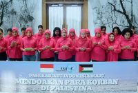 Ibu Iriana Jokowi bersama OASE KIM Doakan para Korban Palestina. (Foto: Biro Pers Sekretariat Presiden)