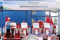 Direktur Utama PLN Darmawan Prasodjo mengatakan dalam sambutannya bahwa PLN akan terus melakukan pengembangan hydrogen hijau sebagai bahan bakar alternatif di mana saat ini PLN telah membuat 21 GHP di seluruh unit pembangkitan PLN Group dengan total produksi hampir mencapai 200 ton per tahun.