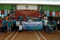 Penyerahan Tali Kasih Perokris PLN Group bagi Yayasan Tri Asih, Kebon Jeruk, Jakarta Barat yang merupakan tempat bagi orang-orang yang berkebutuhan khusus untuk dirawat, dididik dan diberikan pelatihan agar memiliki kemampuan di tengah keterbatasan yang dimiliki.