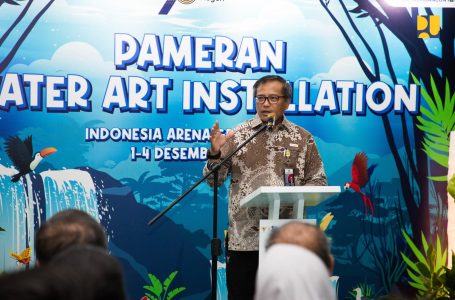 Tingkatkan Kesadaran Publik tentang Isu Air, Kementerian PUPR Gelar Pameran Water Art Installation