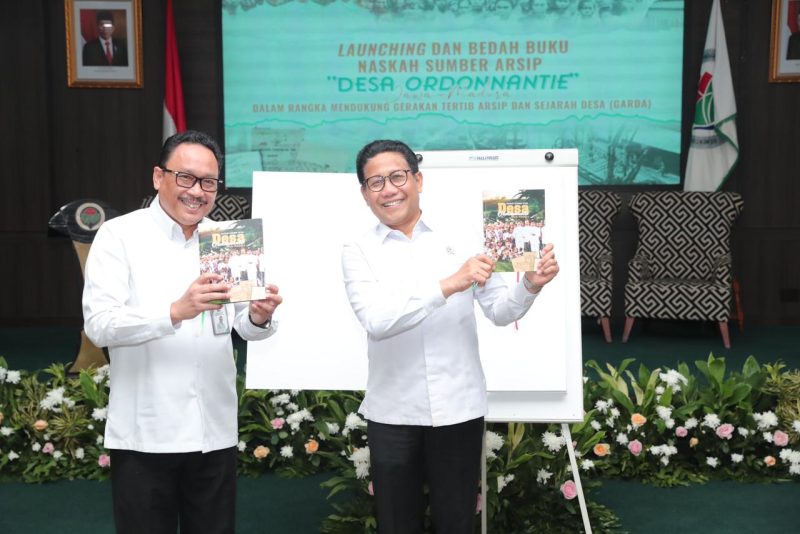 Menteri Desa, PDT dan Transmigrasi Abdul Halim Iskandar menghadiri dan memberikan Sambutan pada Acara Launching Bersama Buku Naskah Sumber Arsip dengan tema 