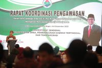BOGOR - Menteri Desa, Pembangunan Daerah Tertinggal dan Transmigrasi Abdul Halim Iskandar, Membuka Rapat koordinasi pengawasan, terkait peran apip sebagai pilar ke III The Three lines of Defense dalam mengawal pencapaian kinerja Manajemen, pada Rabu 6/12/23.
Foto : Angga/Kemendespdtt