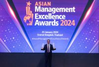 Direktur Utama PLN Darmawan Prasodjo dinobatkan menjadi Executive of The Year Tingkat Asia dalam ajang The Asian Management Excellence Awards 2024 yang digelar di Bangkok, Thailand, Selasa (23/1).