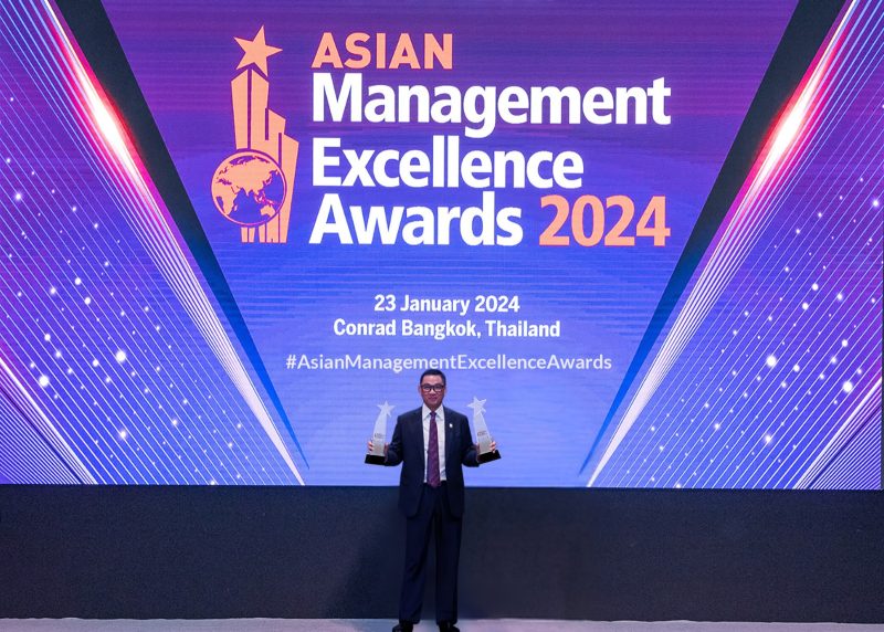 Direktur Utama PLN Darmawan Prasodjo dinobatkan menjadi Executive of The Year Tingkat Asia dalam ajang The Asian Management Excellence Awards 2024 yang digelar di Bangkok, Thailand, Selasa (23/1).