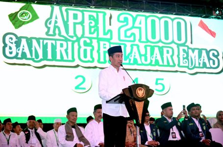 Jokowi Ajak Santri Berkontribusi bagi Kemajuan Negara