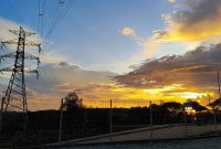 Tower Saluran Udara Tegangan Tinggi (SUTT) 150 kV Sandai Incomer (Ketapang-Sukadana).