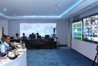 Direktur Utama PT PLN (Persero) Darmawan Prasodjo ketika mengecek langsung keandalan listrik di seluruh Indonesia untuk mendukung gelaran Pemilu 2024.